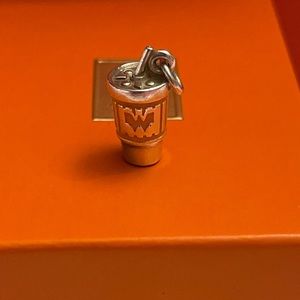 James Avery Sterling Silver ENAMEL WHATABURGER CUP CHARM Drink